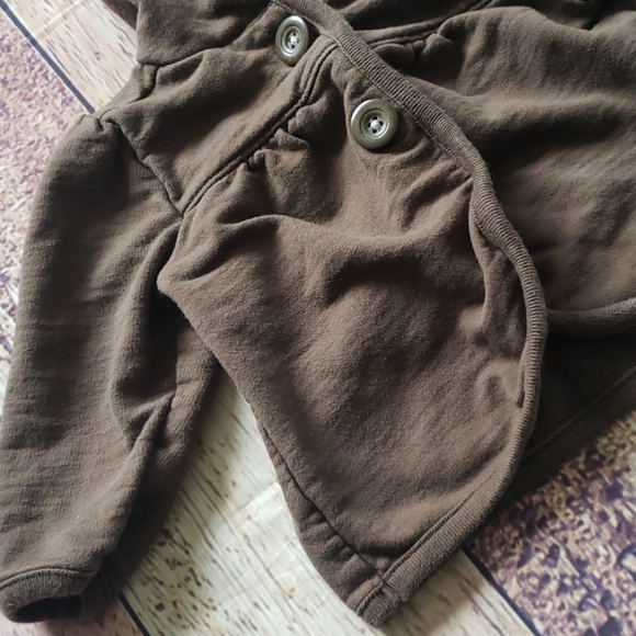 Brown Sweater with Hood - Picture 2 of 3